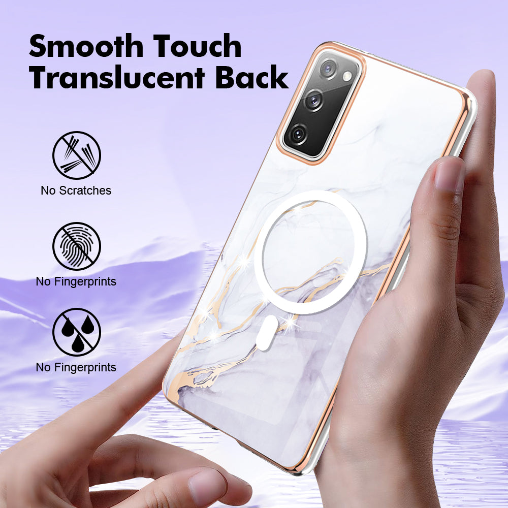 YB IMD Series-19 for Samsung Galaxy S20 FE 4G S20 FE 5G S20 Lite S20 FE 2022 Magnetic IMD Case 2.0mm TPU Phone Cover YB IMD Series-19 for Samsung Galaxy S20 FE 4G S20 FE 5G S20 Lite S20 FE 2022 Magnetic IMD Case 2.0mm TPU Phone Cover